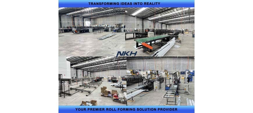 Latest company case about ROLL FORMING MACHINES IN CLIENT'S FACTORY