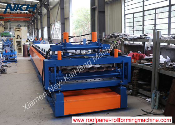 Roofing/tile roof roll forming machine, metal forming, cold rolling, double layer, steel dual layer