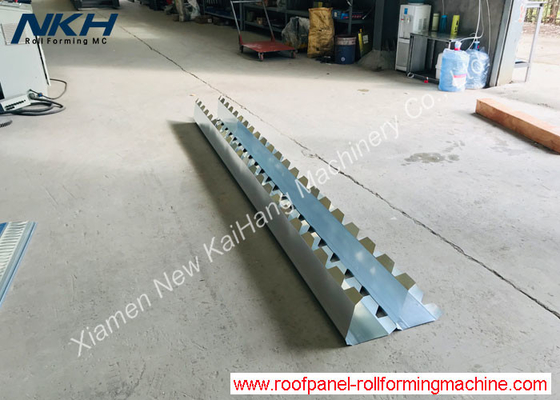 Full Automatic Roll Forming Machine , Galvanized Sheet Ridge Cap Machine Total Power 11kw, Flashing  Ridge cap