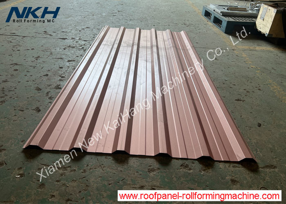 Roof panel roll forming machine, trapezoid, roofing profile, 0.4-0.8mm metal sheets