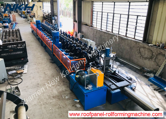 Cross Beam roll forming machine, Fluted Box Beam, storage racking interlock beam