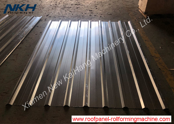 Trapezoidal PPGL Wall And Roofing Sheet Roll Forming Machine Cold Roll Forming Process