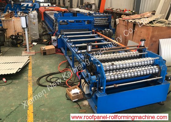 PPGI G550 G350 water tank rolled/curved Rolling Machine 45# Steel, Computer Corrugated Sheet Roll Forming Machine