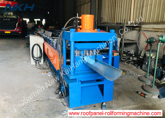 Full Automatic Roof Gutter Roll Forming Machine With 12 Months Warranty