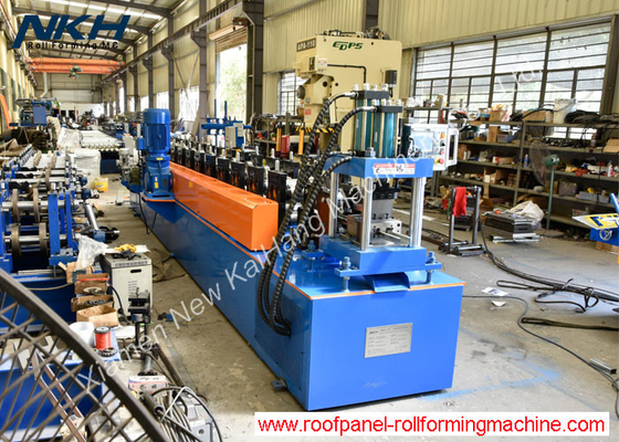 TOP HAT Panel Roll Forming Machine Fully Automatic, Flange size auto exchange, Omega rolling mills