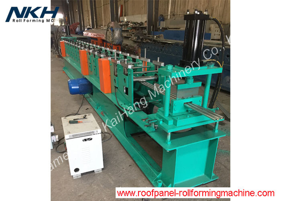 Sheet Door Frame Metal Cold Roll Forming Making Machine with Hole Punching function, Guide Door Rails