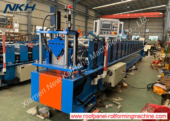Średnica wału 75 mm Ridge Cap Roll Forming Machine Grubość blachy cewki 0,42-0,8 mm