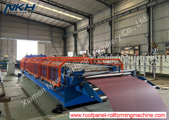 Metal Roof Tile Roll Forming Machine 45# Steel Roller Material