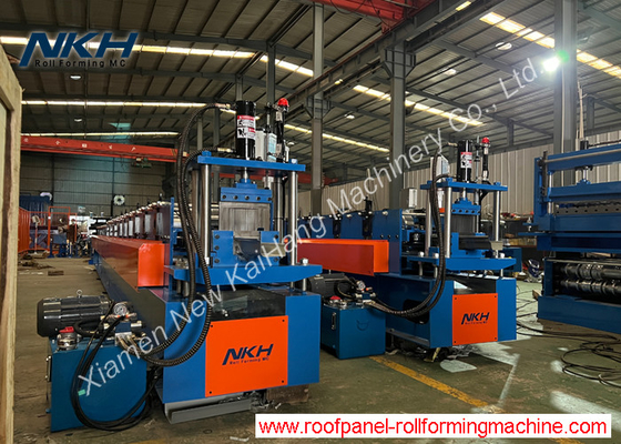 Durable  YX123 Water Gutter Roll Forming Machine