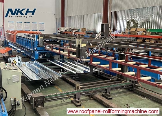 Roof Panel Roll Forming Machine with Stacker 20-25m/min Customizable
