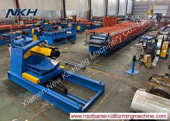 Dual Layer Roll Forming Machine with Robot Palletizing Shutter Door & Corrugated Panel