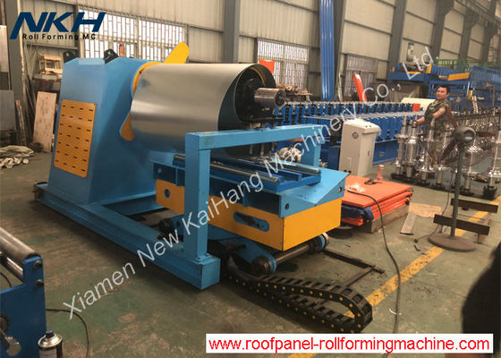 6TX1250mm de – coiler with coil car for high speed roofing/ wall cladding making machine, high speed rotation