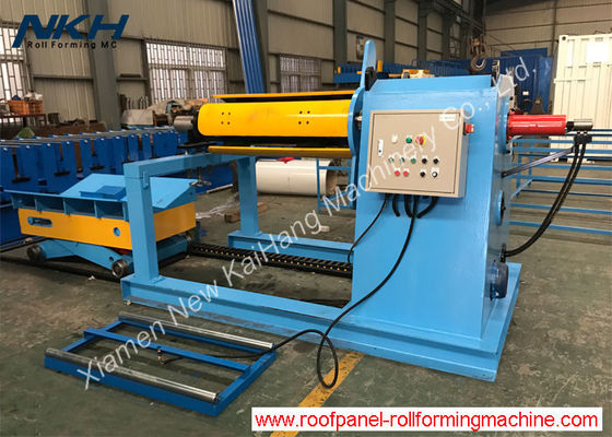 6TX1250mm de – coiler with coil car for high speed roofing/ wall cladding making machine, high speed rotation