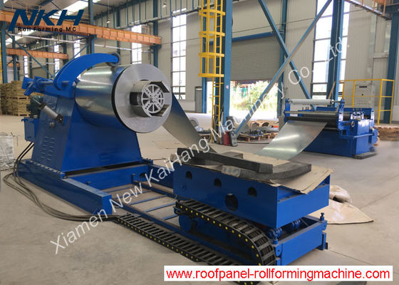 Economical Auxiliary Equipment 10 Tons Hydraulic Decoiler 1250mm Coil Width