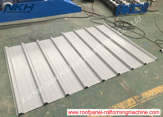 Durable Roof Panel Roll Forming Machine Cut To Length Control For Roofing Profile Lines