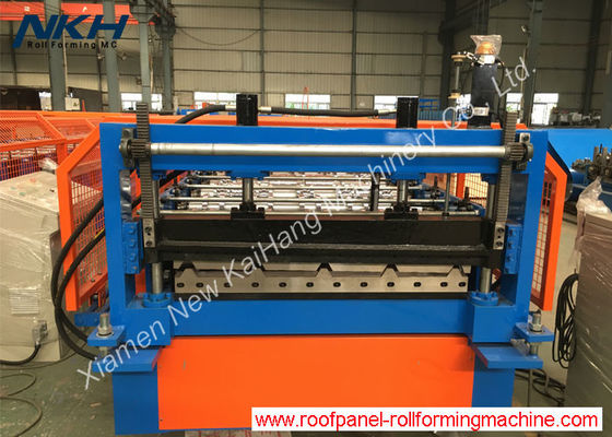 Durable Roof Panel Roll Forming Machine Cut To Length Control For Roofing Profile Lines