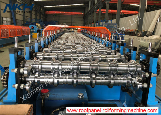 High Speed Roof Panel Roll Forming Machine , Metal Roof Making Machine