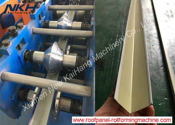 Slotted Angle Roll Forming Machine , Flashing Panel Trim Roll Forming Machine