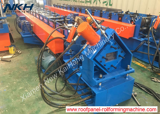 Galvanized Steel C Purlin Machine , Metal Stud And Track Roll Forming Machine