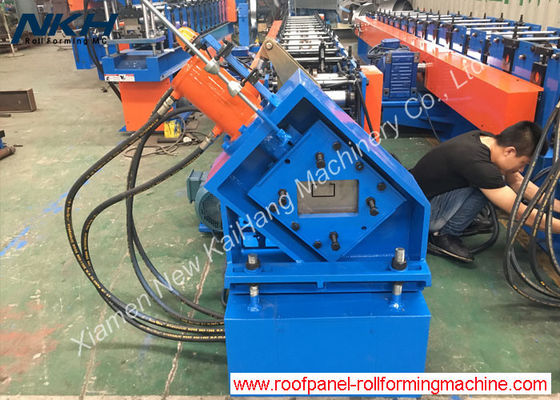 Galvanized Steel C Purlin Machine , Metal Stud And Track Roll Forming Machine