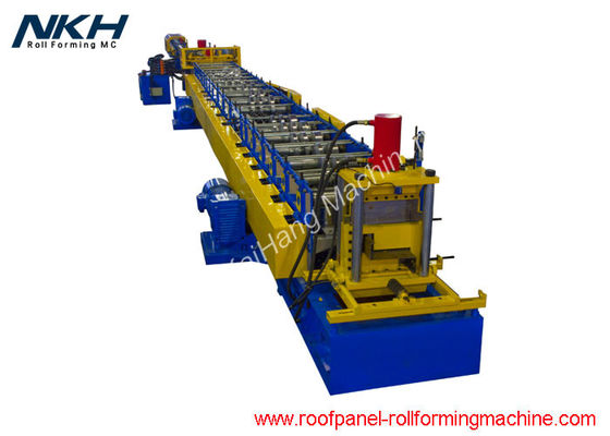 Z Purlin Roll Forming Machine Pre Punching / Post Cutting Steel Roll Forming Machine