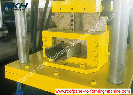 Beam Double Side Door Frame Roll Forming Machine / Cold Roll Forming Equipment