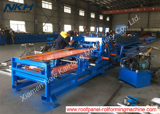 Box Panel Shelf Upright Roll Forming Machine With Width Multi Sizes Adjustable