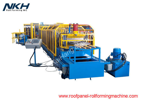 Professional Metal Roof Ridge Cap Roll Forming Machine / Step Flashing Machine