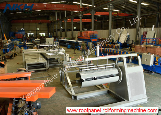 Metal Sheet 0.3 - 1.0 * 1250mm Steel Slitting Machine Line With Re-Coiler