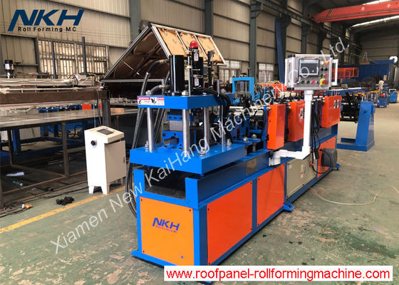 11KW GI Steel Frame Purlin Roll Forming Machine CE Certificated