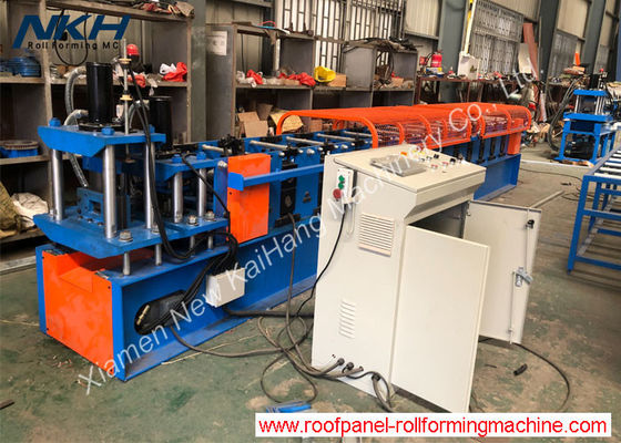 Galvanized Sheet Purlin Roll Forming Machine With Post Pressing