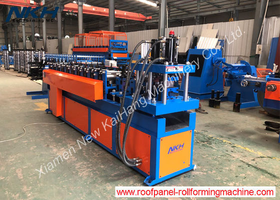 11KW GI Steel Frame Purlin Roll Forming Machine CE Certificated