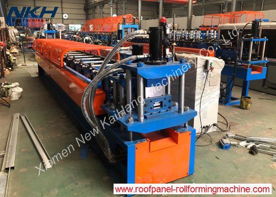 Galvanized Sheet Purlin Roll Forming Machine With Post Pressing