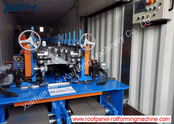 Width 1219mm Roof Tile Roll Forming Machine Building Material Shops