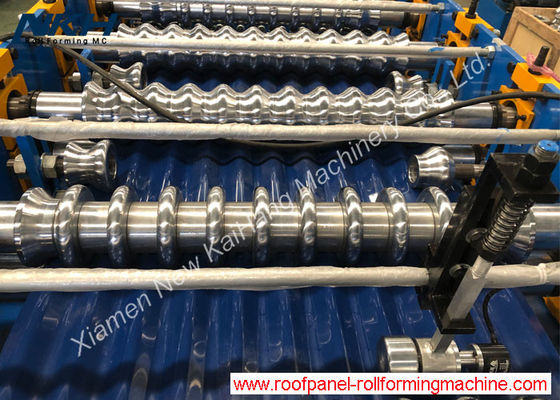 550Mpa 0.2mm Prepainted Roof Panel Roll Forming Machine
