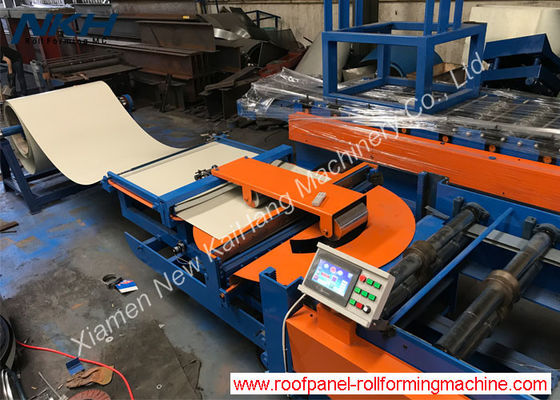 CSA Angle Cut 0.4mm Roof Panel Roll Forming Machine