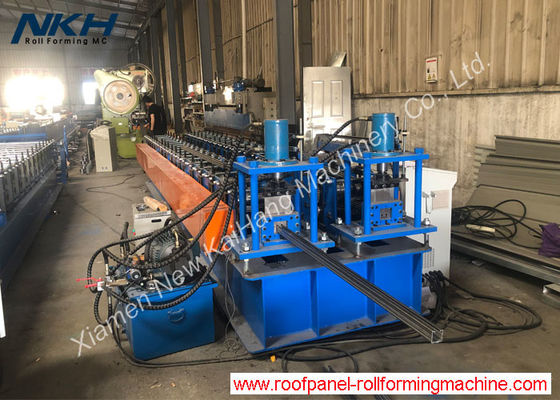 Buy Slotted Stud And Track Roll Forming Machine 10T 41 X 21 Tile Solar Strut U Channel online manufacture