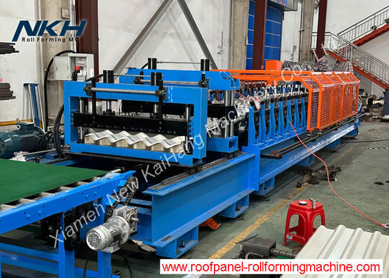 Buy 845 Metal Roof Tile Roll Forming Machine with PLC Control online manufacture
