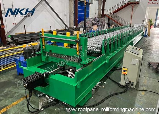 Buy 50mpm High Speed Corrugated Sheet Roll Forming Machine with PLC Control online manufacture