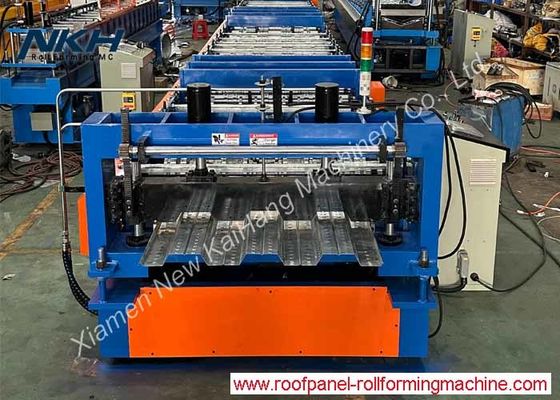 kaufen YX51-316-1000 Decking Roll Forming Machine Stahl Decking Boden Decking Metall Forming online manufacture