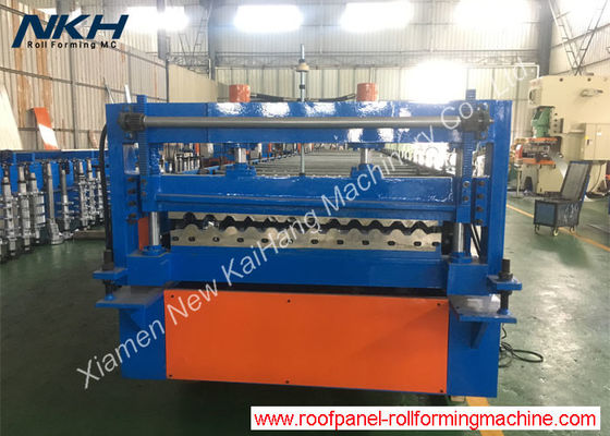 Mua Máy tạo mái Spandeck, kích thước phổ biến Malaysia / Indonesia, độ chính xác cao để kiểm soát chiều dài online manufacture