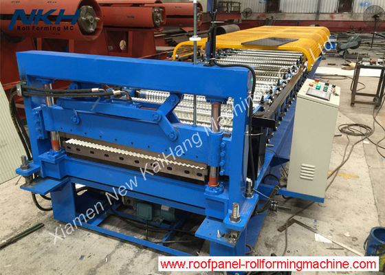 comprar Rolo ondulado do painel do telhado que forma o baixo reforço da máquina 10mm para o aço galvanizado online manufacture