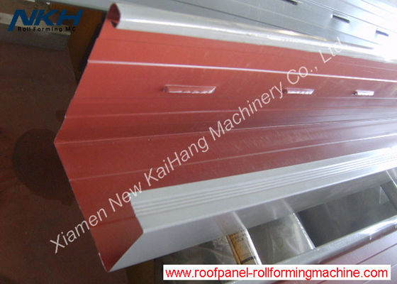 Buy Australia Water Gutter Roll Forming Machine , Gutter Roll Forming Line With End Cap online manufacture