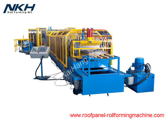 Buy Professional Metal Roof Ridge Cap Roll Forming Machine / Step Flashing Machine online manufacture