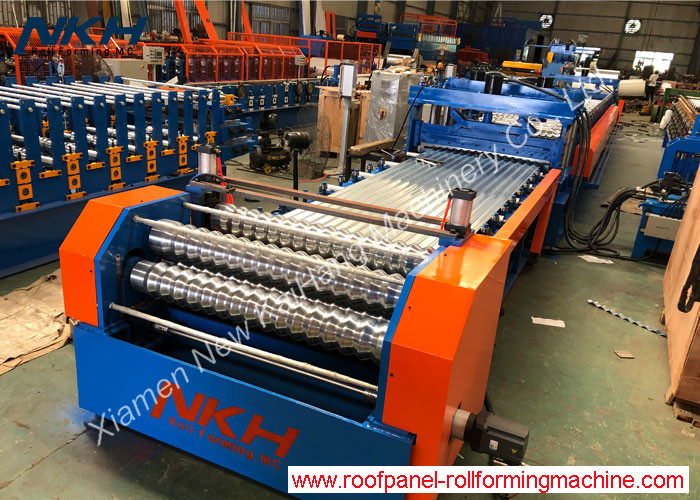 PPGI G550 G350 water tank rolled/curved Rolling Machine 45# Steel, Computer Corrugated Sheet Roll Forming Machine