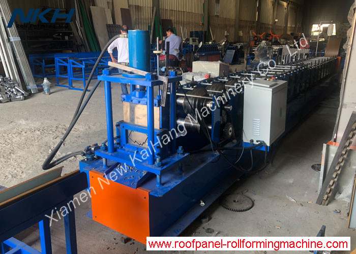 24 Forming Station Rainwater Gutter Roll Forming Machine For Rainwater Gutter, Gutter cold rolling mills