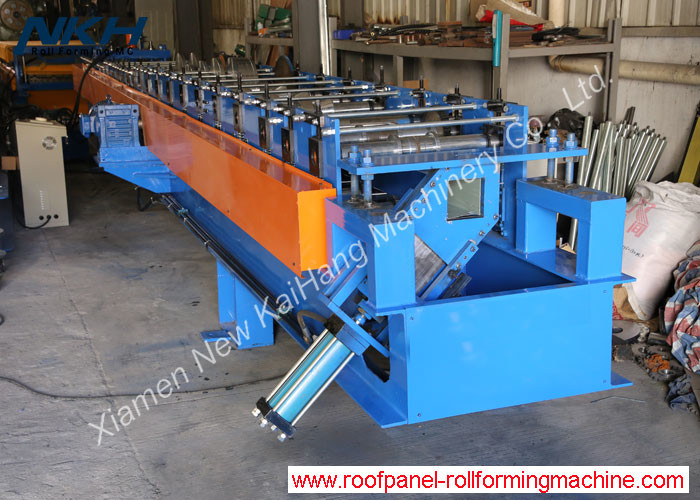 Roof Round Rainpipe Downspout Roll Forming Machine , 8T Cold Roll Forming Machine