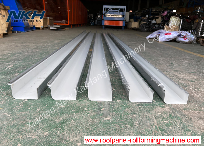 Durable  YX123 Water Gutter Roll Forming Machine