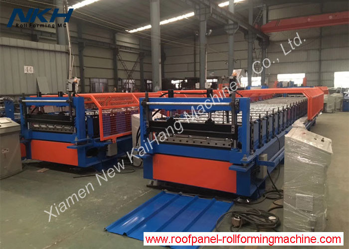 Malaysia standard 760 roofing panel rolling machine, 0.18mm thick, PPGL