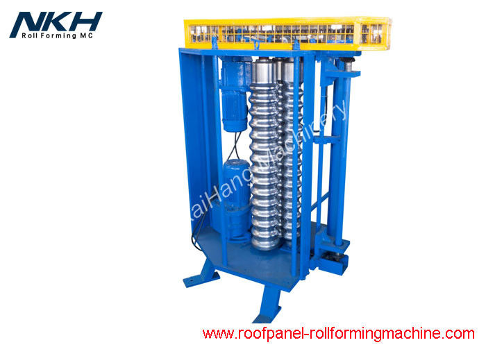 Corrugated Corrugated Metal Roofing Machine , No Tooth Type Curving Roll Forming Machine